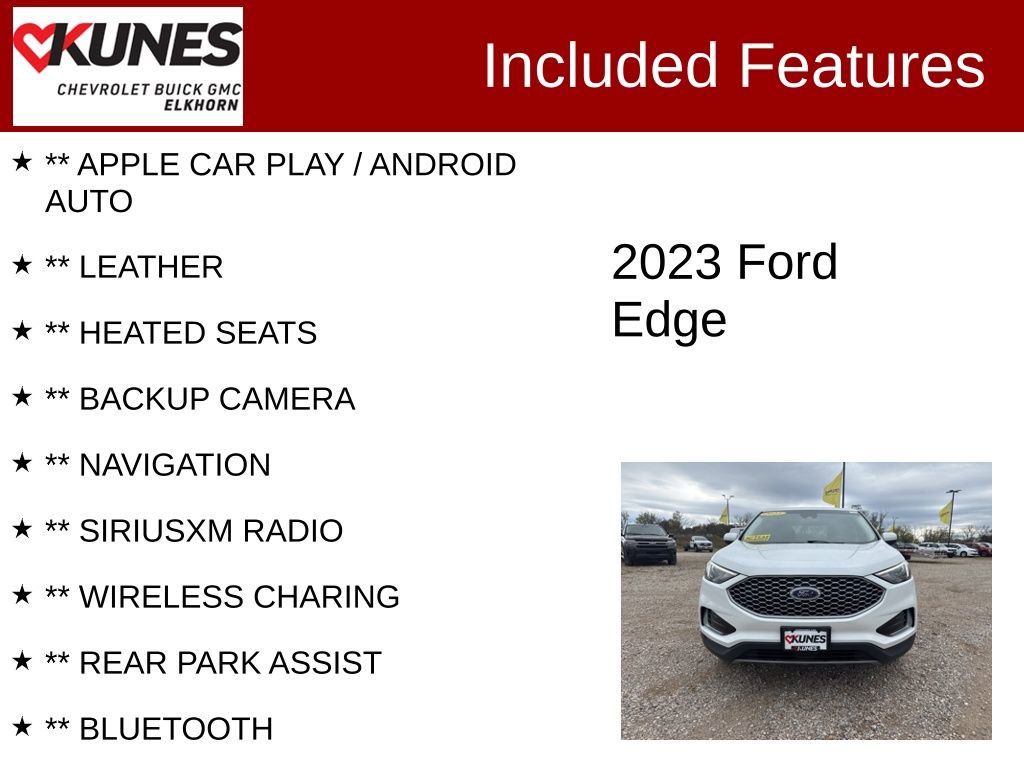 Used 2023 Ford Edge SEL image 2