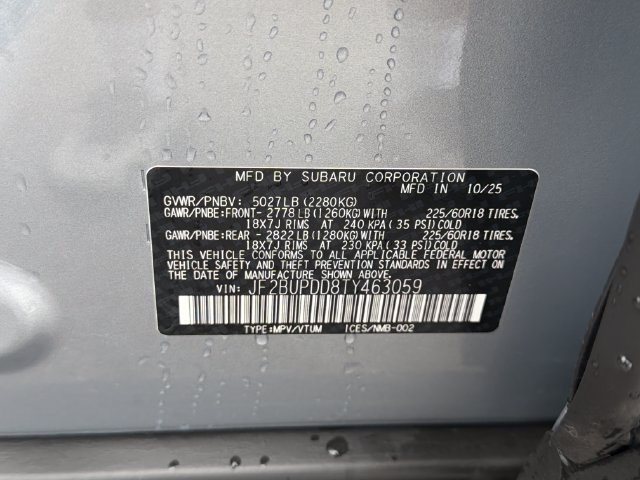 Certified 2026 Subaru Outback Limited AWD/4WD image 30