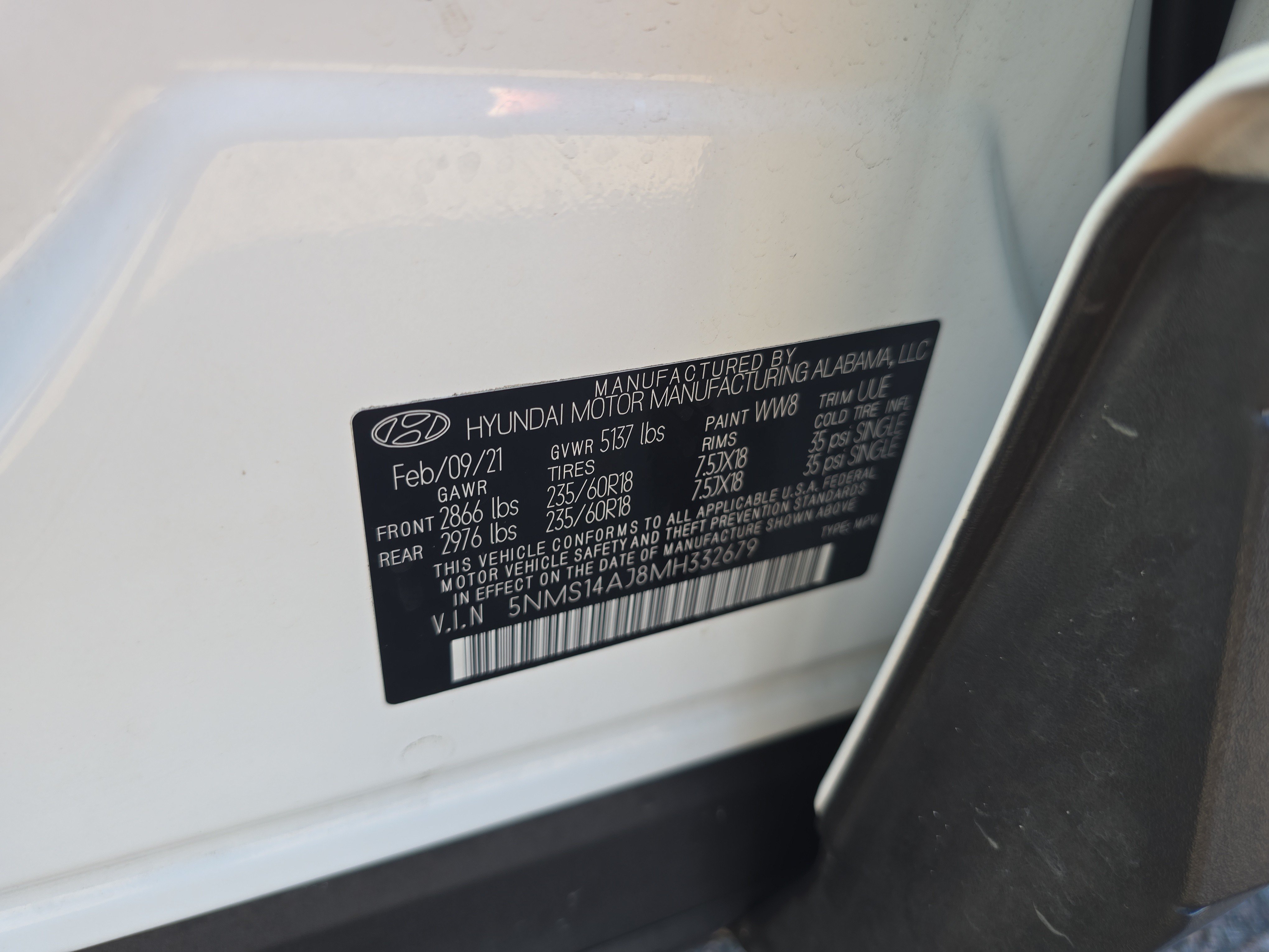 Used 2021 Hyundai Santa Fe SE FWD image 31