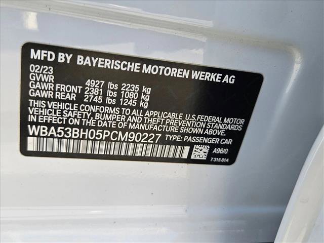 Used 2023 BMW 530i w/ Premium Package RWD image 24