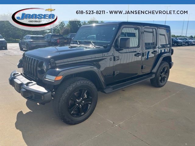 Used 2021 Jeep Wrangler Unlimited Sahara AWD/4WD image 3