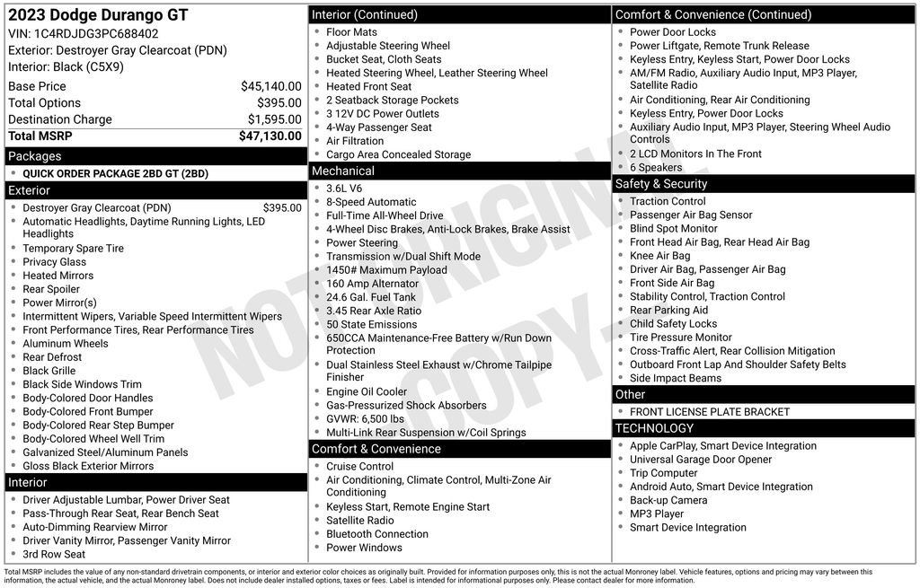 Used 2023 Dodge Durango GT image 6