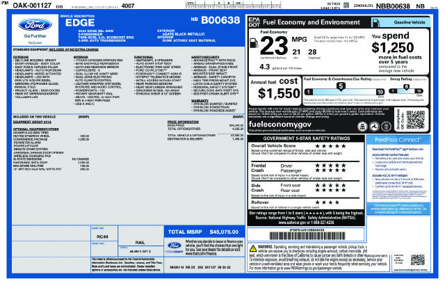 Used 2022 Ford Edge SEL w/ Convenience Package AWD/4WD image 36