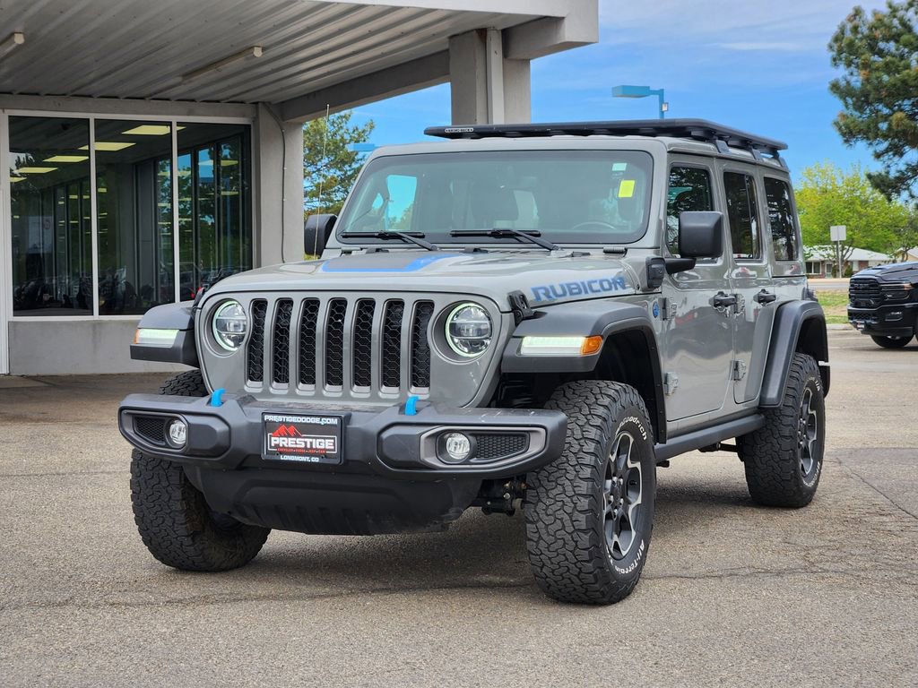 Used 2021 Jeep Wrangler Unlimited Rubicon 4xe AWD/4WD image 4