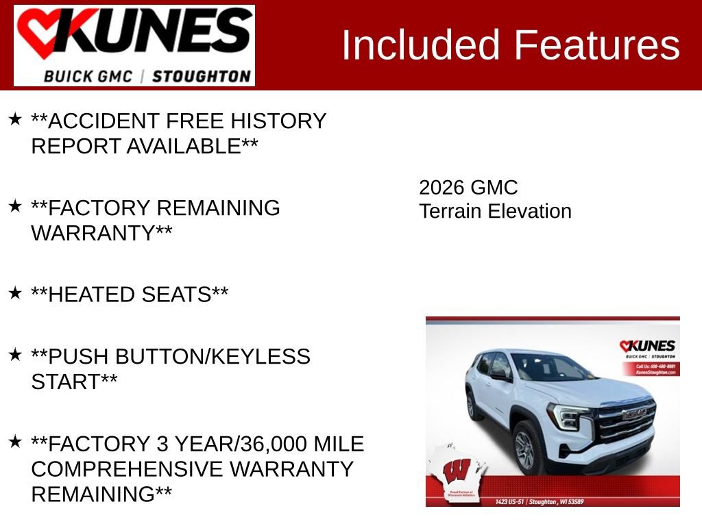Used 2026 GMC Terrain Elevation FWD image 3