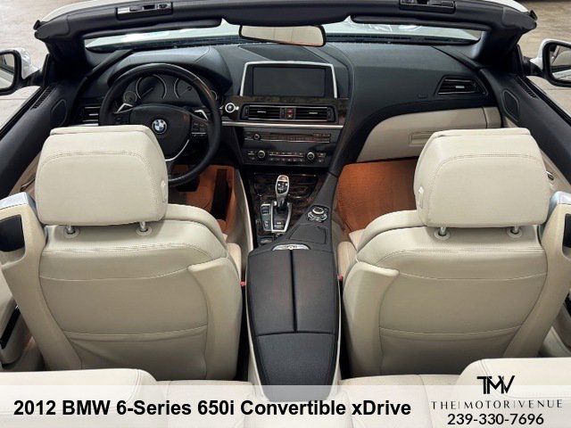 Used 2012 BMW 650i xDrive Convertible AWD/4WD image 27
