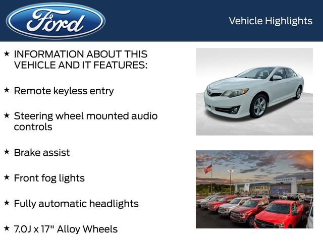 Used 2012 Toyota Camry SE FWD image 4