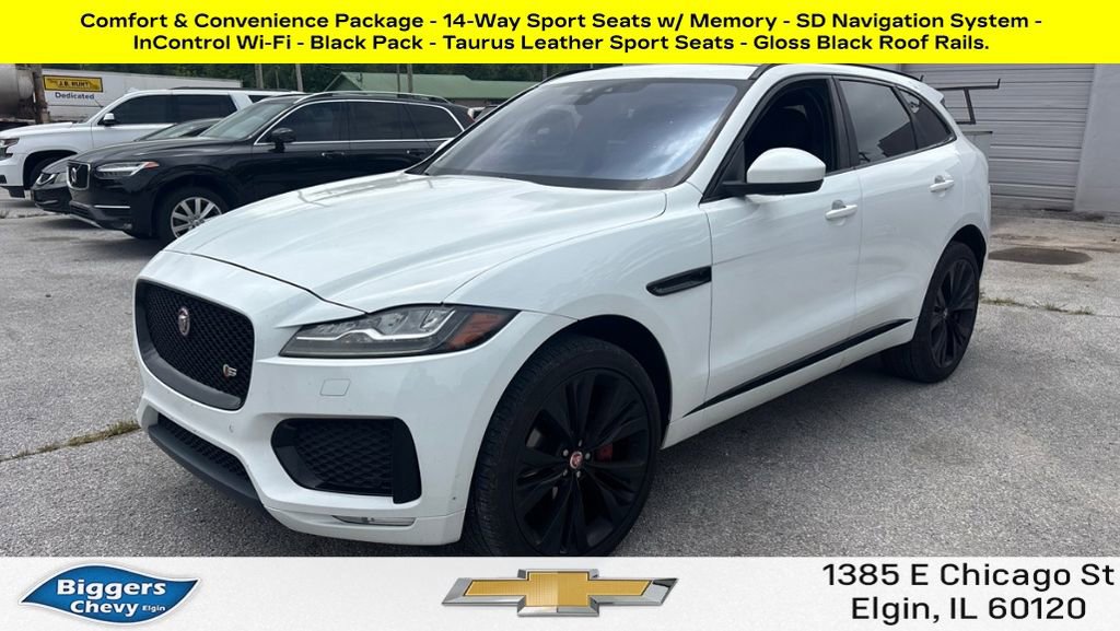 Used 2018 Jaguar F-PACE S AWD/4WD image 1