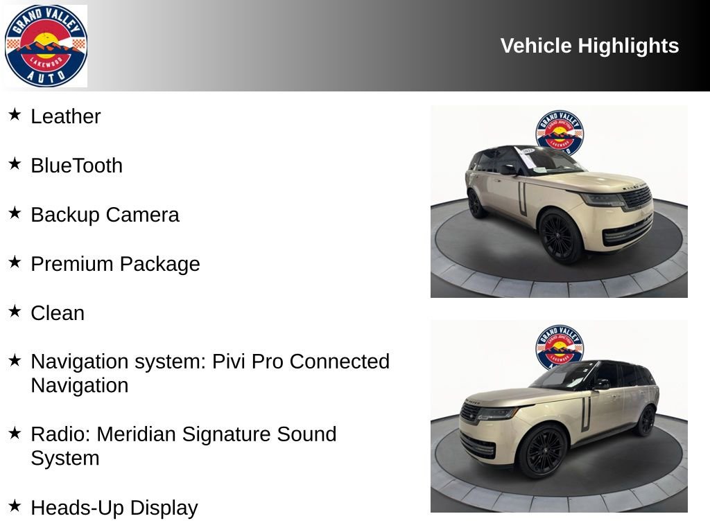 Used 2023 Land Rover Range Rover First Edition image 2
