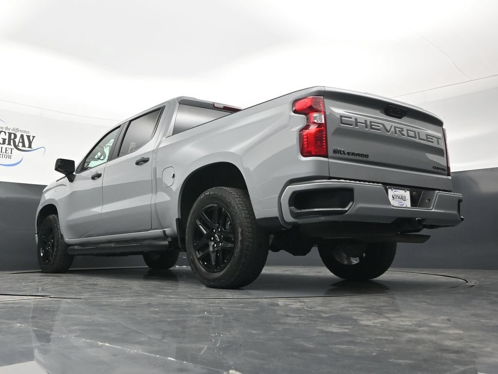 Certified 2024 Chevrolet Silverado 1500 Custom w/ Turbomax Blackout Package RWD image 33