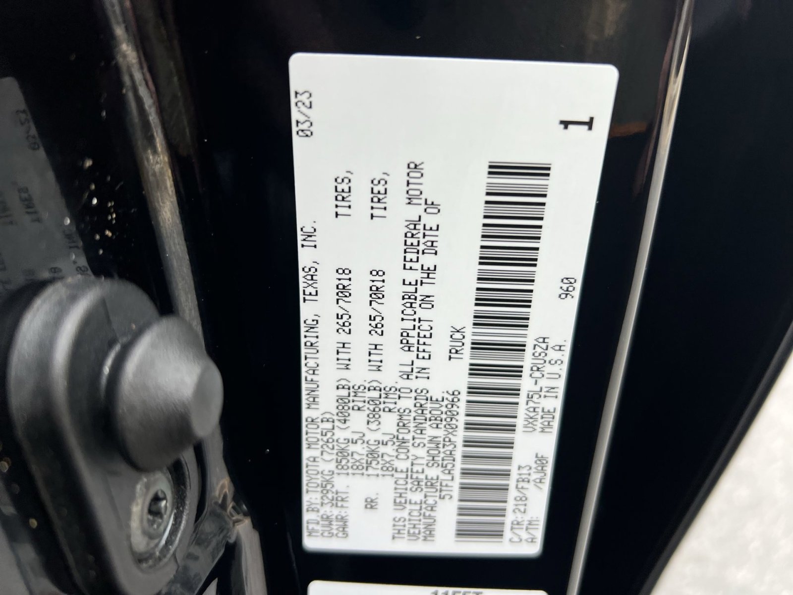 Used 2023 Toyota Tundra SR5 w/ TRD Off-Road Package image 26