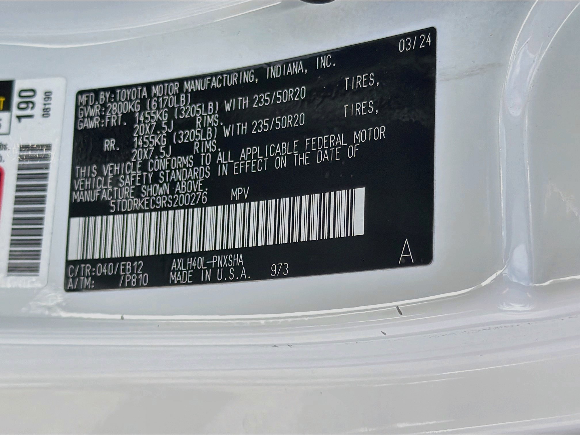 Used 2024 Toyota Sienna XSE w/ XSE Plus Package FWD image 45