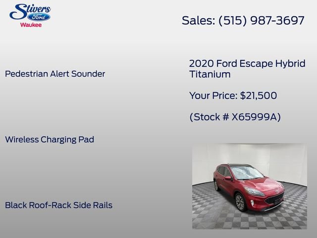 Used 2020 Ford Escape Titanium w/ Titanium Premium Package 2.0 AWD/4WD image 22