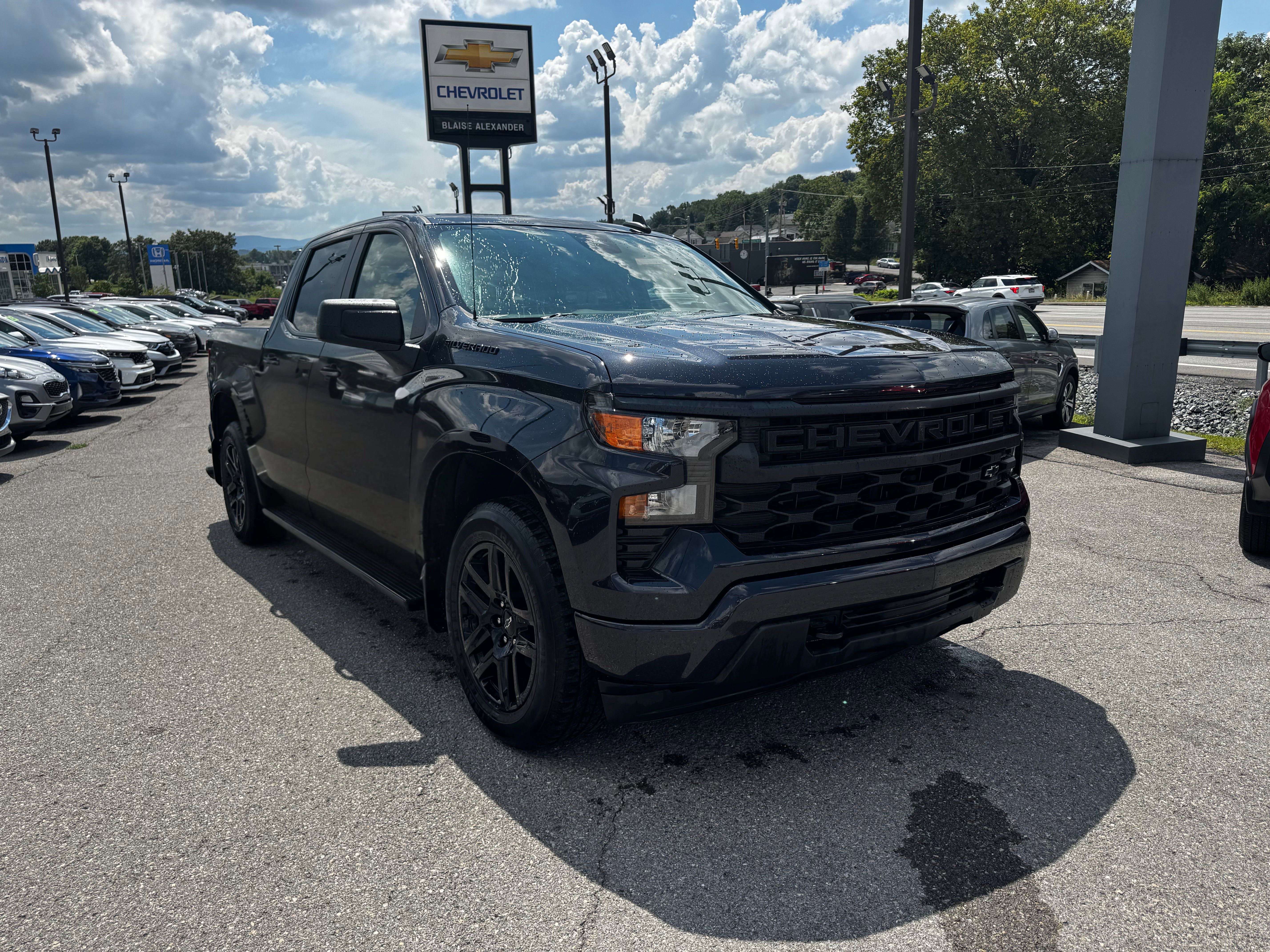 Used 2023 Chevrolet Silverado 1500 Custom w/ LPO, Dark Essentials Package image 1