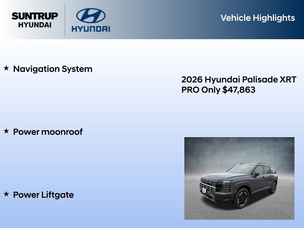 New 2026 Hyundai Palisade XRT Pro AWD/4WD image 7