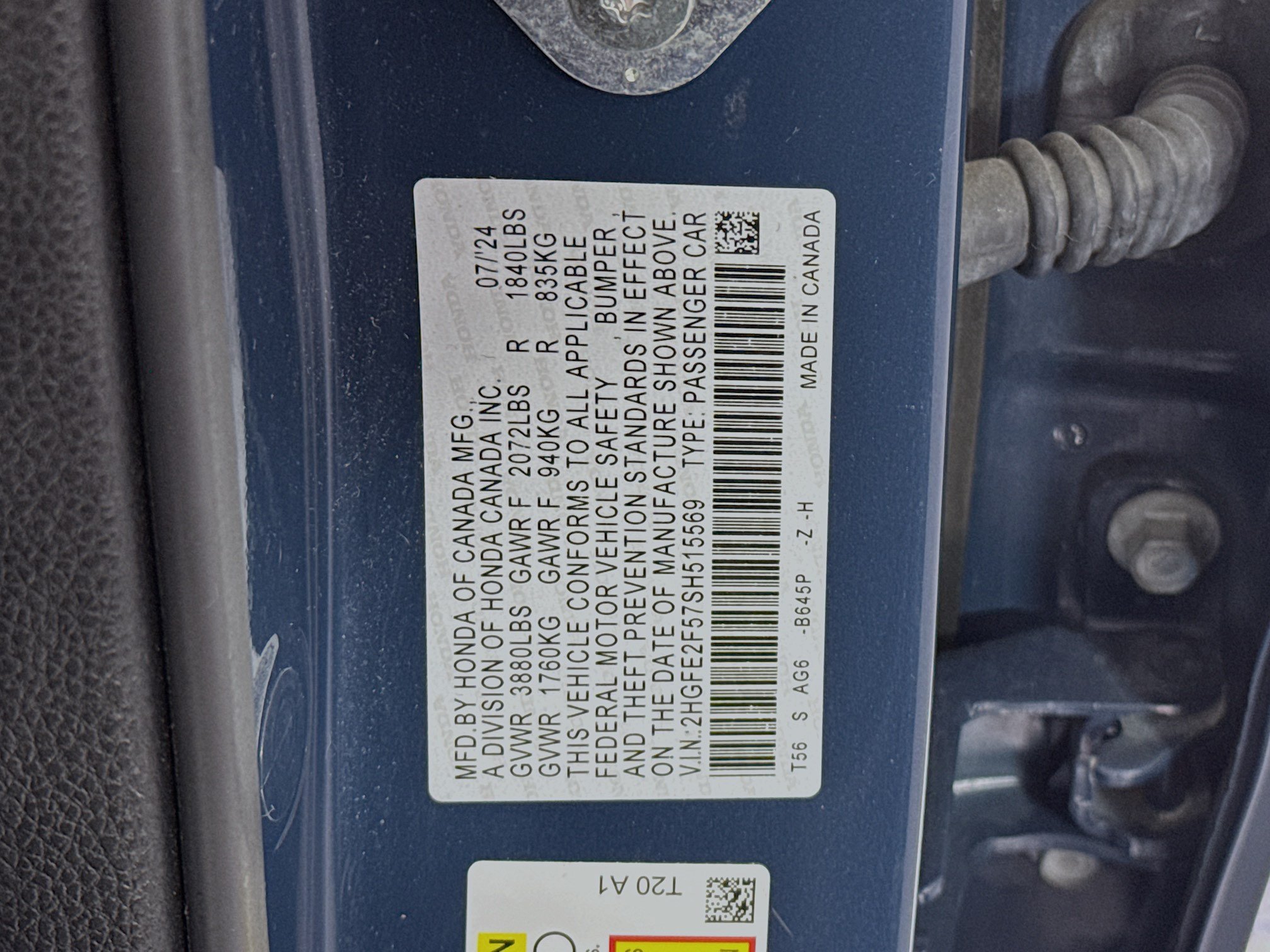 Certified 2025 Honda Civic Sport image 29