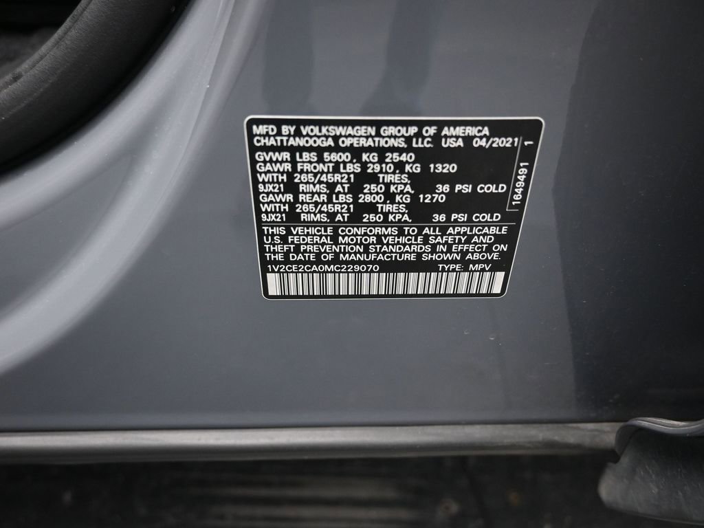 Used 2021 Volkswagen Atlas Cross Sport SEL R-Line image 20