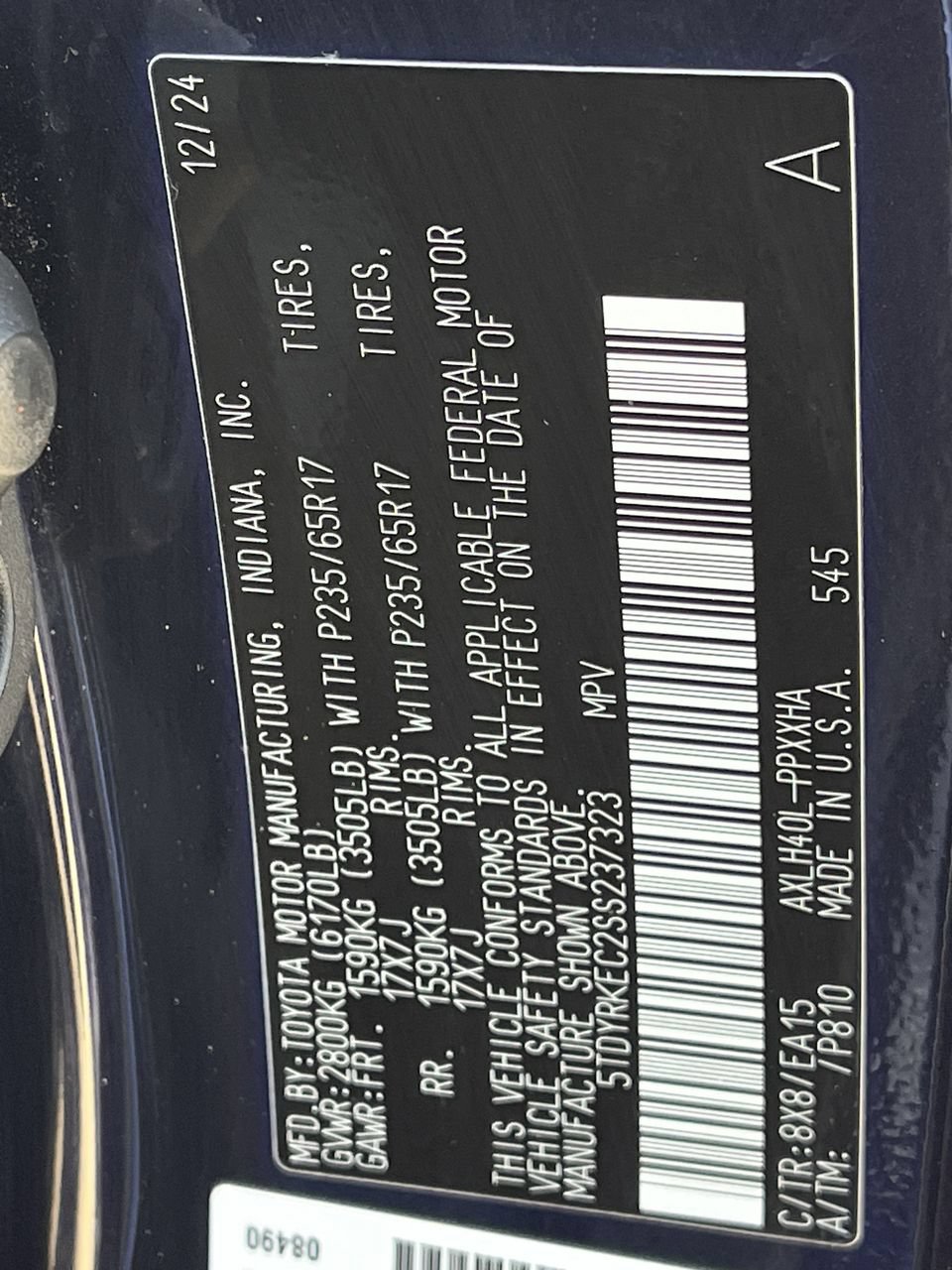 Used 2025 Toyota Sienna XLE FWD image 30
