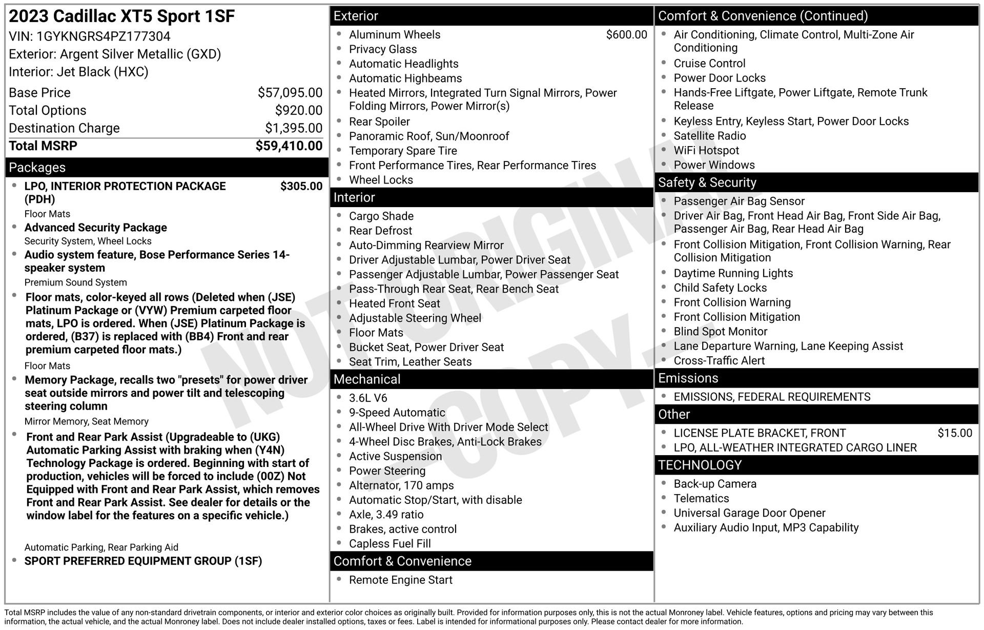 Used 2023 Cadillac XT5 Sportv image 27