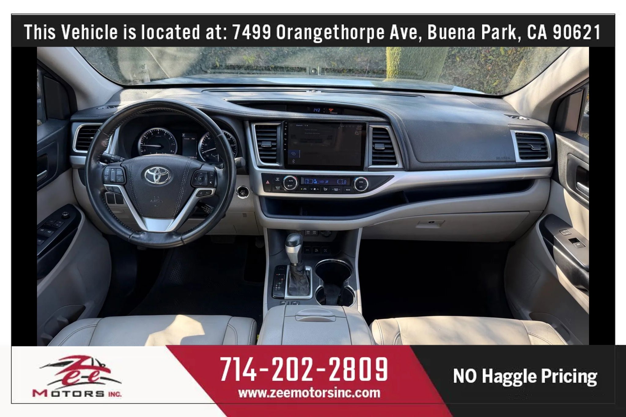 Used 2018 Toyota Highlander XLE w/ Carpet Mat Package (TMS) image 16