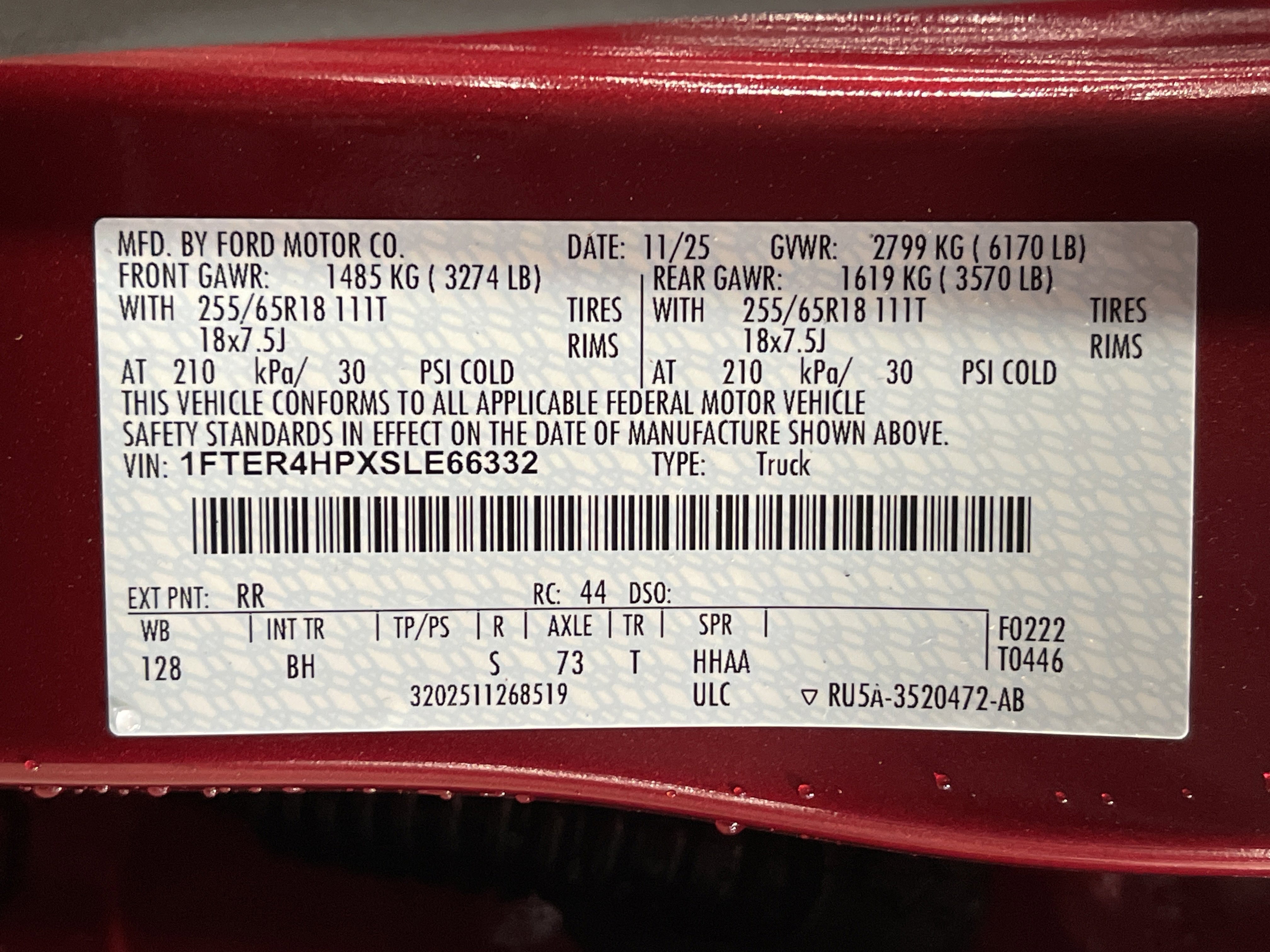 New 2025 Ford Ranger XLT image 28