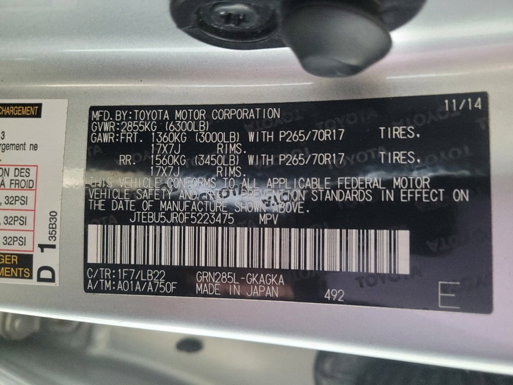 Used 2015 Toyota 4Runner SR5 Premium AWD/4WD image 33