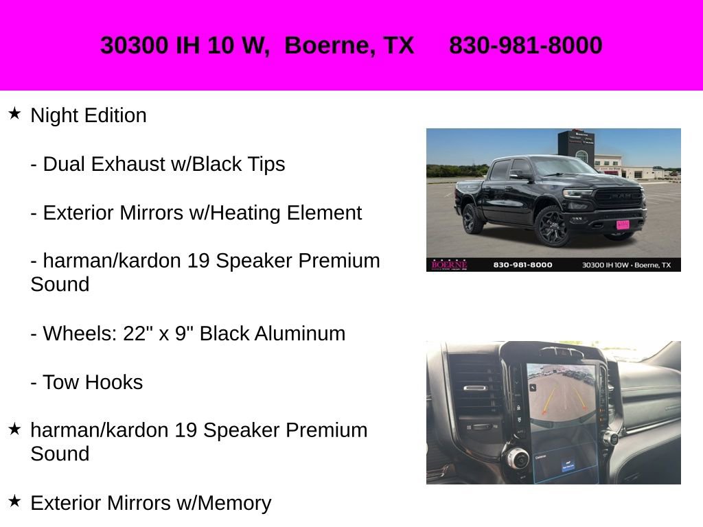 Used 2022 RAM 1500 Limited w/ Night Edition image 36