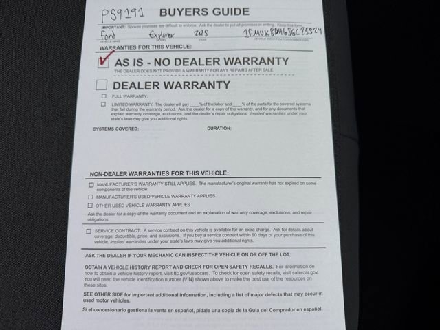 Used 2025 Ford Explorer Active image 44