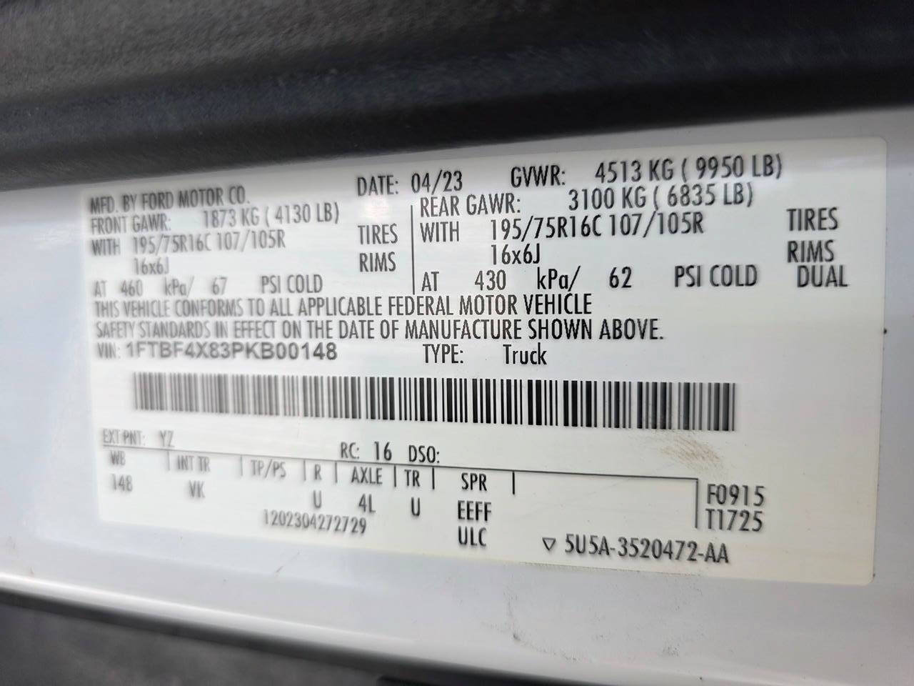 Used 2023 Ford Transit 350 148 High Roof Extended DRW RWD image 23