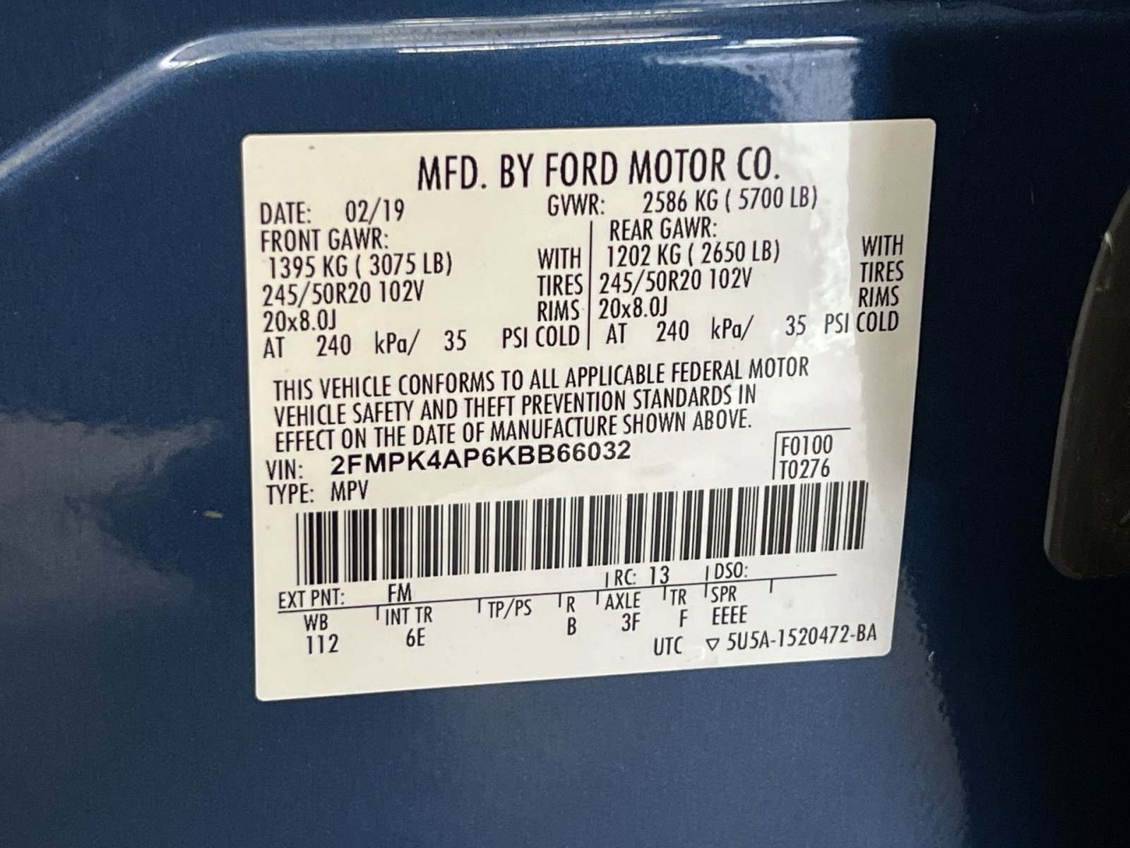 Used 2019 Ford Edge ST w/ Convenience Package image 33