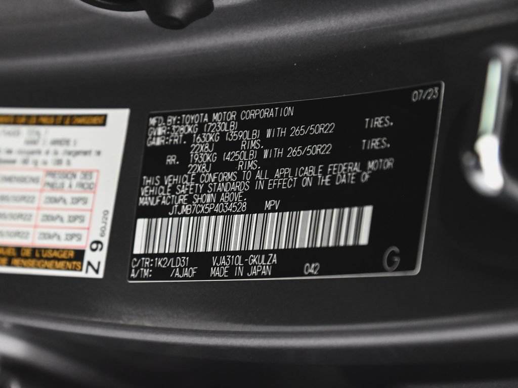 Used 2023 Lexus LX 600 F Sport AWD/4WD image 18