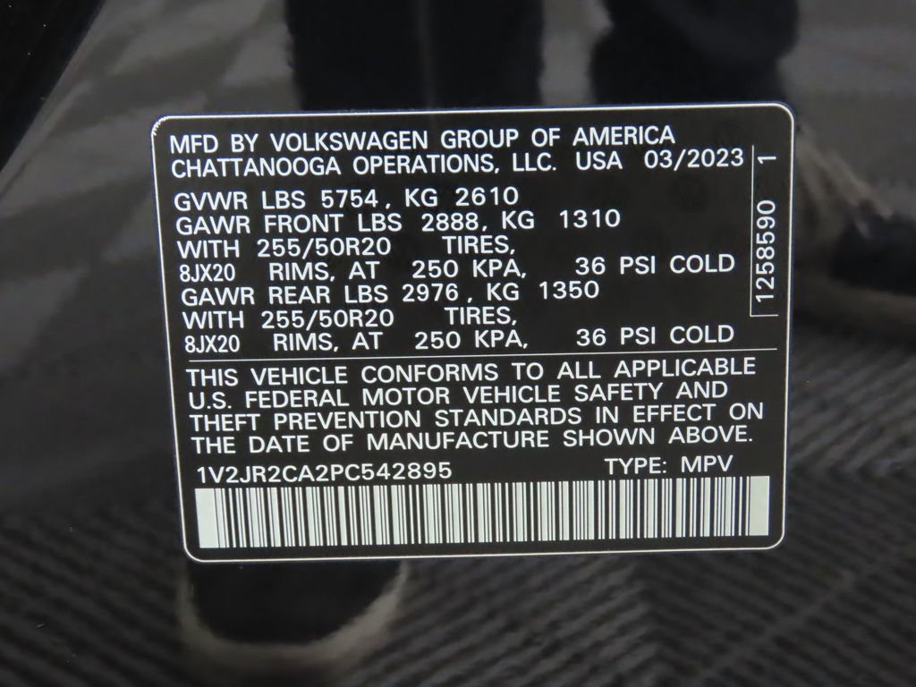 Certified 2023 Volkswagen Atlas SE w/ Panoramic Sunroof Package image 33