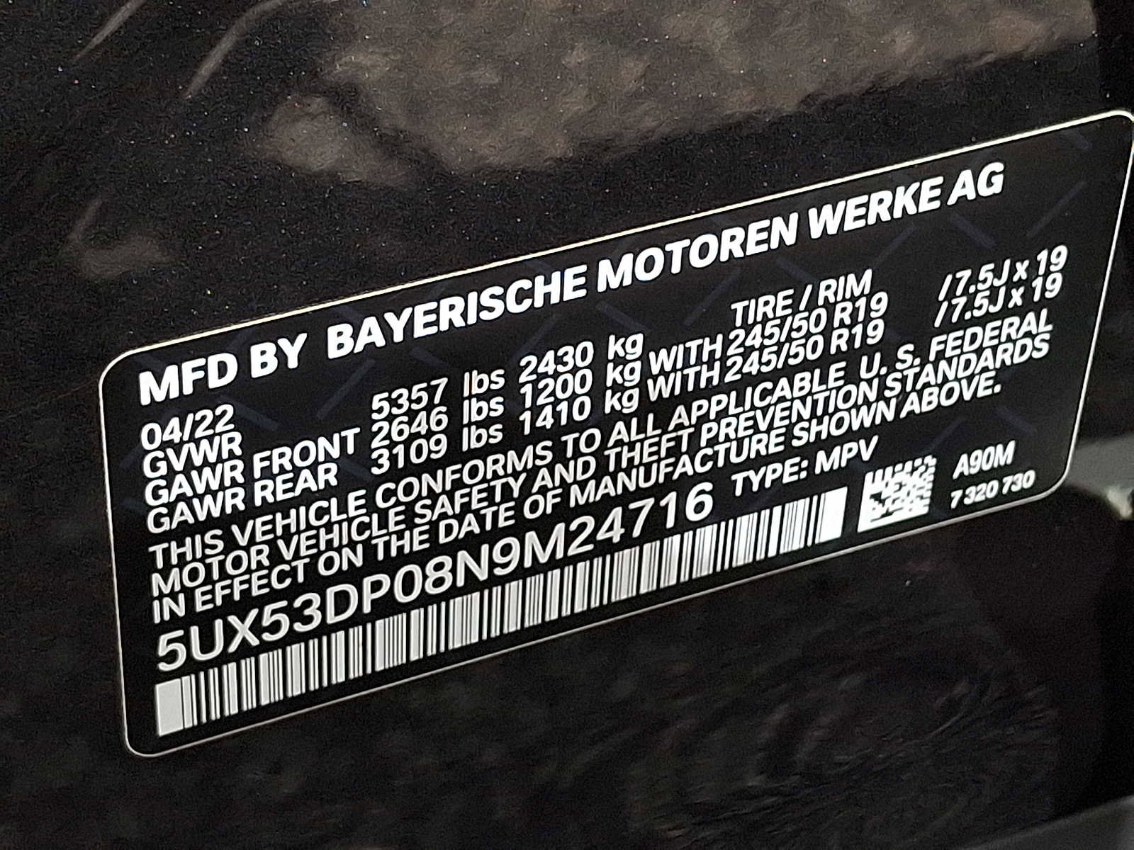 Used 2022 BMW X3 xDrive30i w/ Convenience Package AWD/4WD image 26