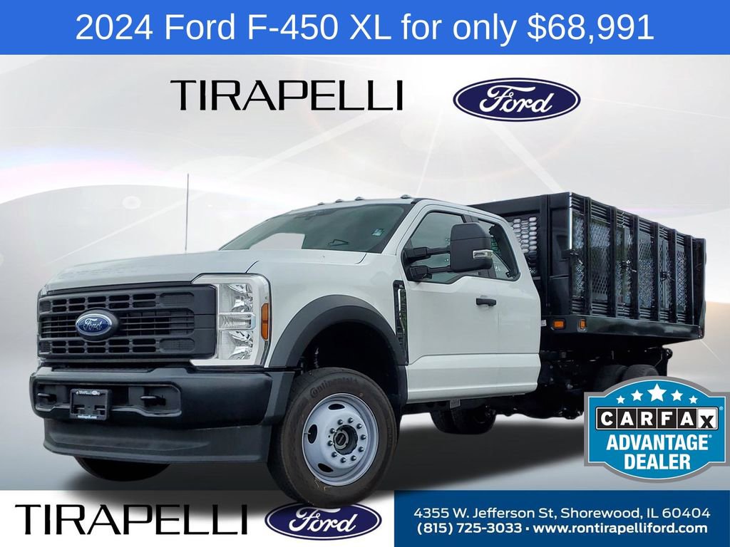 Used 2024 Ford F450 XL w/ Snow Plow Prep Package image 1