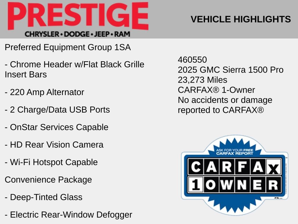 Used 2025 GMC Sierra 1500 Pro w/ Graphite Edition RWD image 4