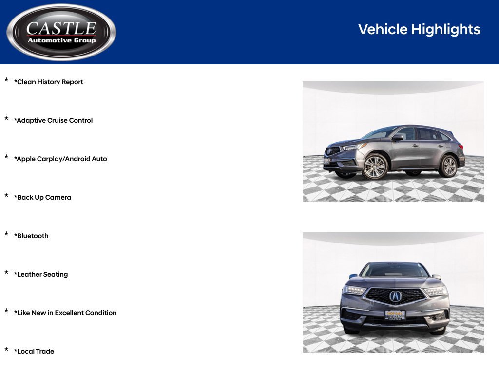 Used 2017 Acura MDX w/ Technology Package AWD/4WD image 3