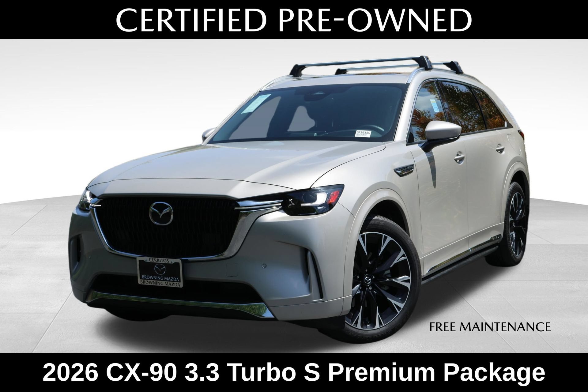 Certified 2026 MAZDA CX-90 3.3 Turbo S w/ Premium Plus
