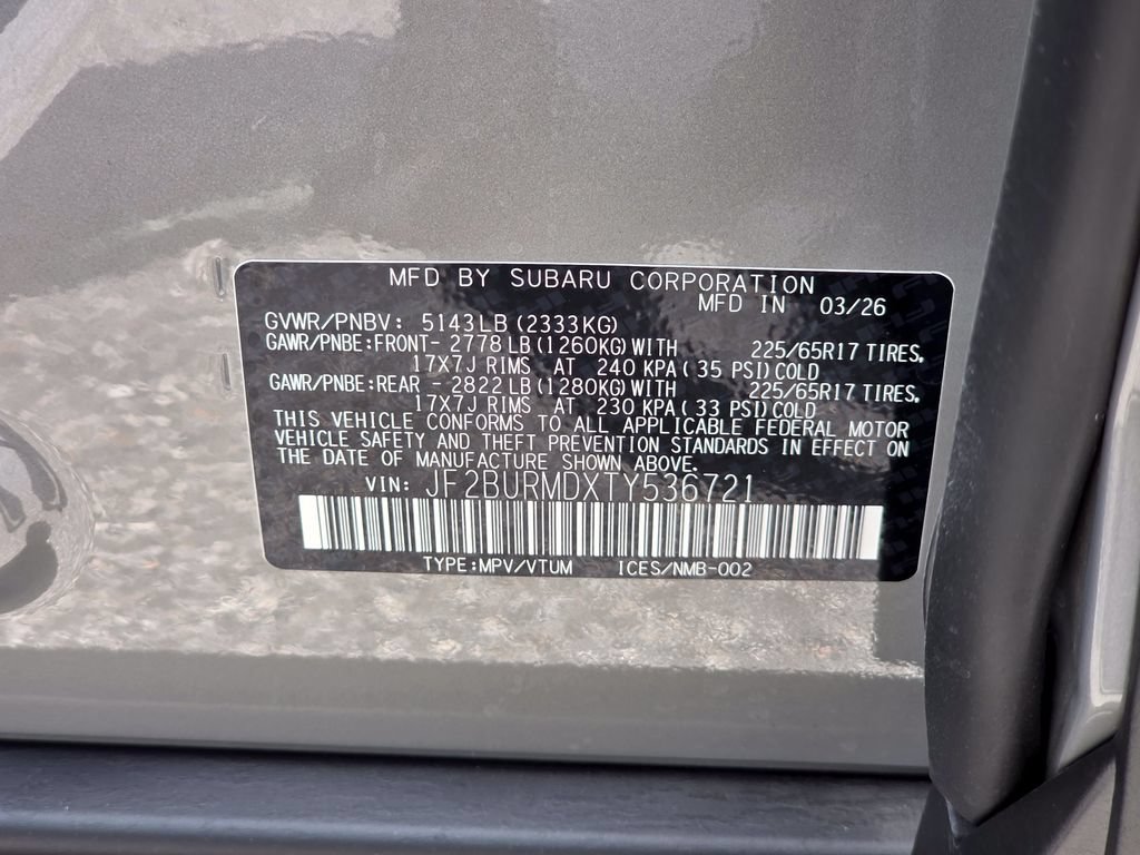 New 2026 Subaru Outback Wilderness AWD/4WD image 32