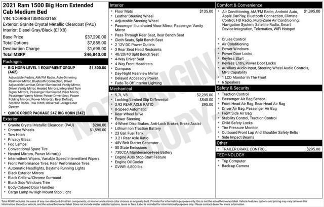 Certified 2021 RAM 1500 Big Horn image 6