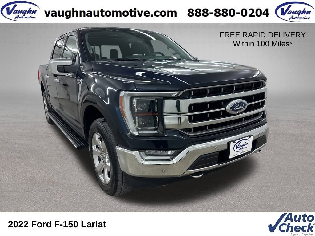 Used 2022 Ford F150 Lariat w/ Equipment Group 502A High image 1