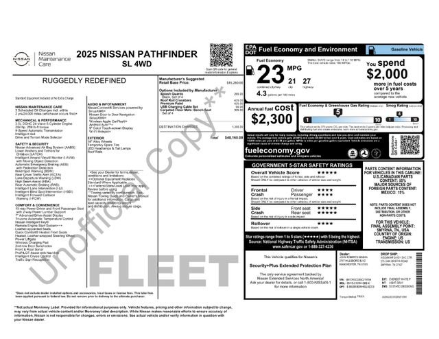 Used 2025 Nissan Pathfinder SL AWD/4WD image 4
