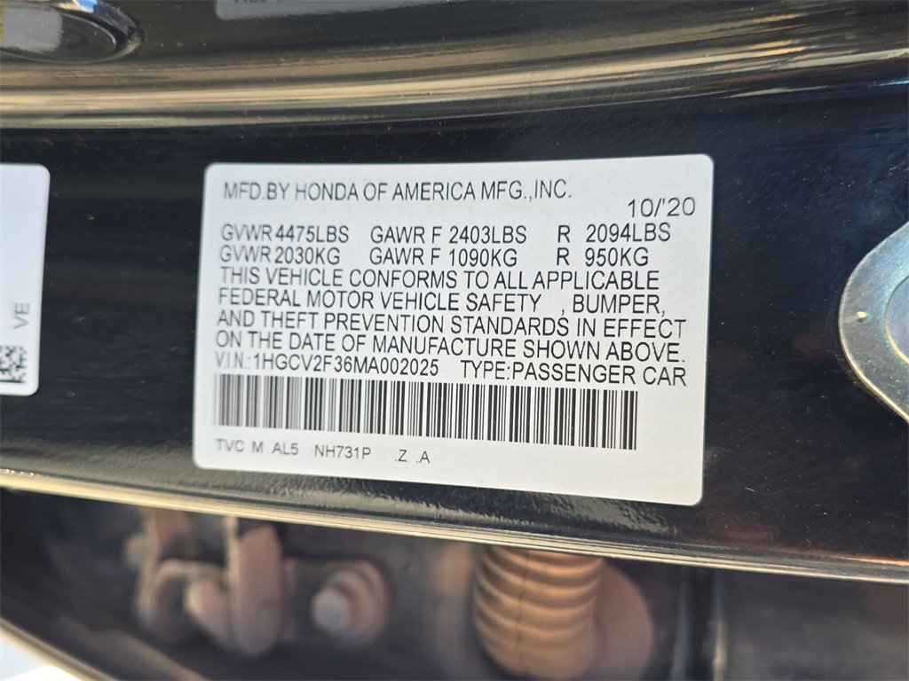 Used 2021 Honda Accord Sport image 36