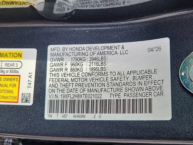 Certified 2026 Honda Civic Sport image 27