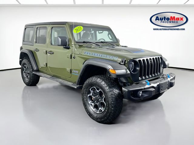 Used 2023 Jeep Wrangler Unlimited Rubicon 4xe w/ Dual Top Group image 1