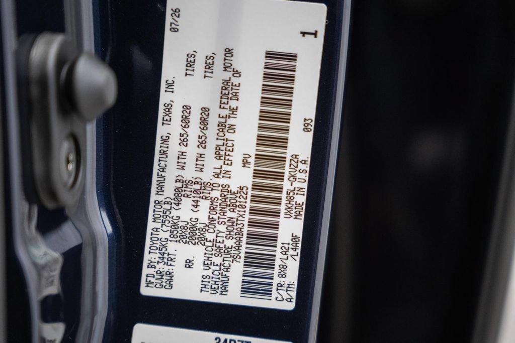 New 2026 Toyota Sequoia Platinum AWD/4WD image 48
