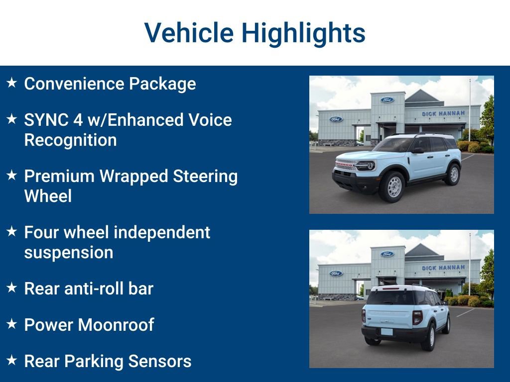 New 2025 Ford Bronco Sport Heritage w/ Convenience Package image 3