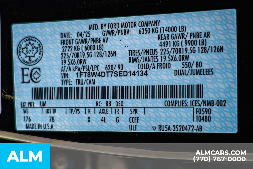 Used 2025 Ford F450 Platinum w/ Snow Plow Prep Package image 63