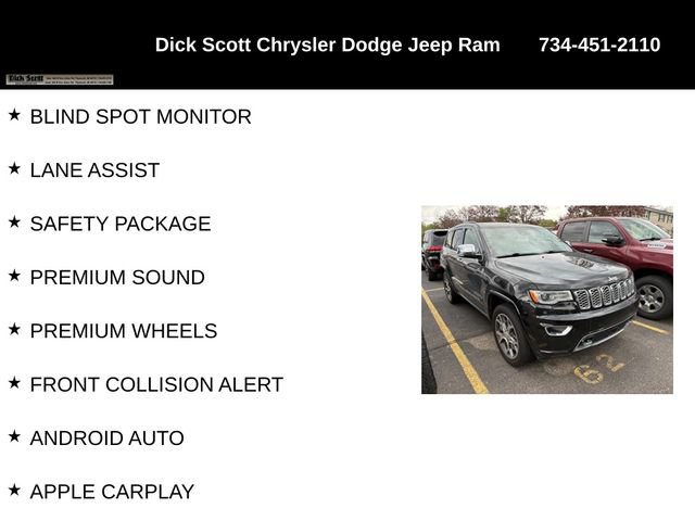 Used 2020 Jeep Grand Cherokee Overland AWD/4WD image 4
