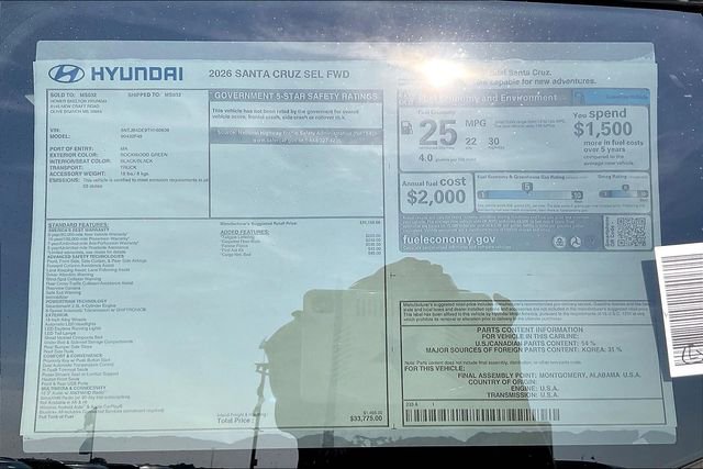 New 2026 Hyundai Santa Cruz SEL image 14