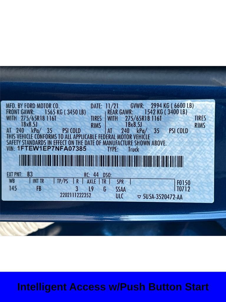 Used 2022 Ford F150 XLT w/ Equipment Group 302A High image 13